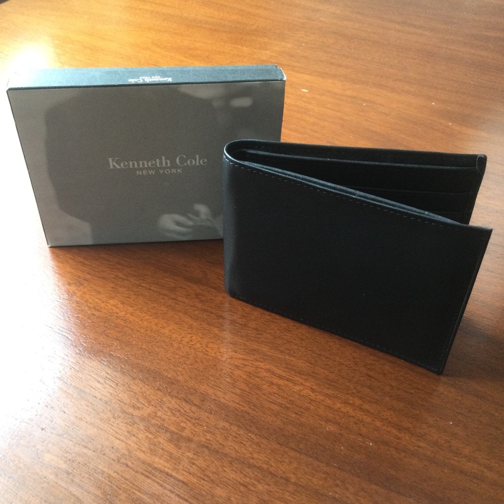 Kenneth Cole Black Leather Wallet